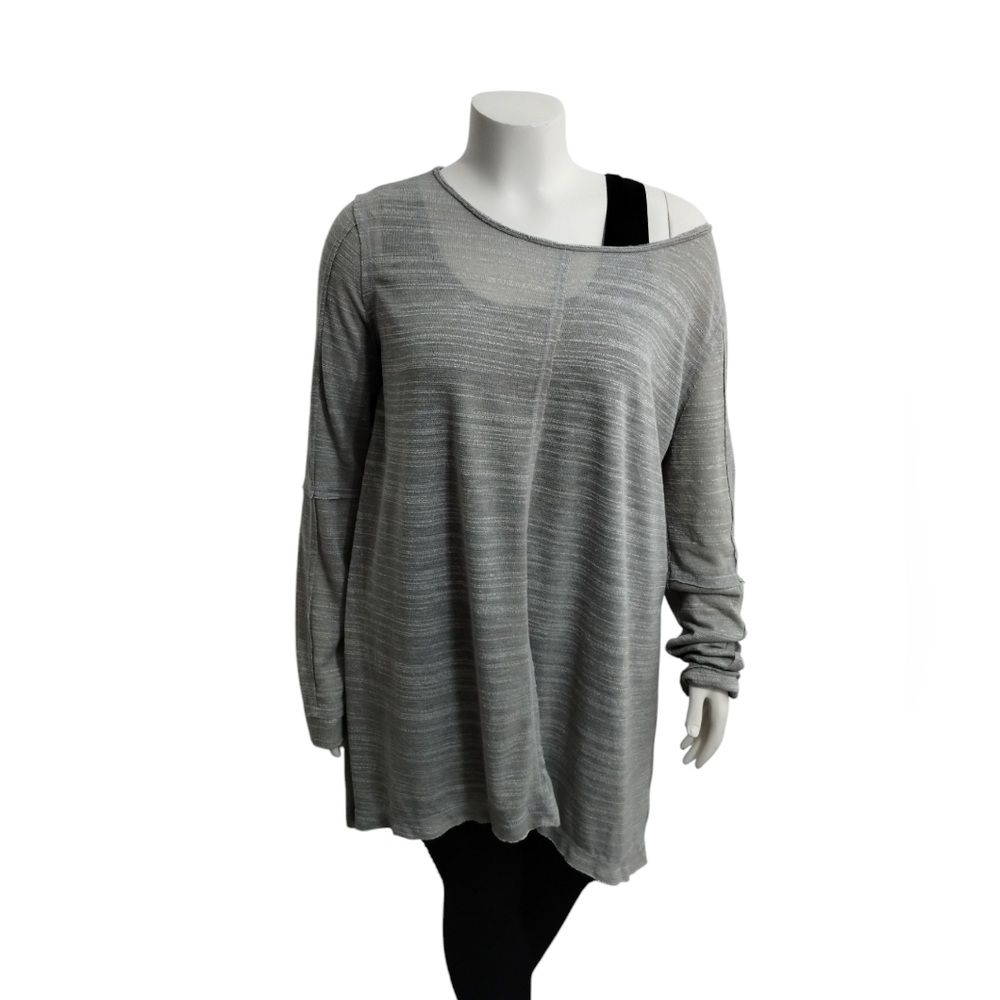 Umgee Women's Slouchy Top Stitch Comfy Tunic Top size XL Athleisure Loungewear